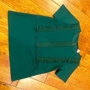 Forest Green Ann Taylor Top!